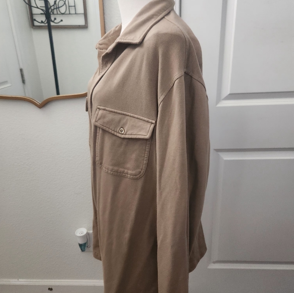 Gap Women's Tan Button-Up Jacket - Picture 4 of 5